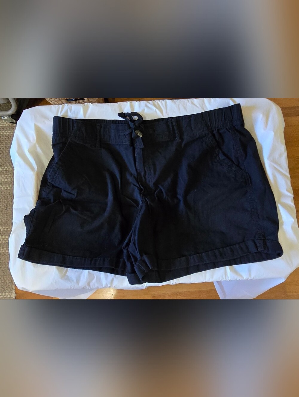 Sonoma Women’s Classic Black Drawstring Shorts
